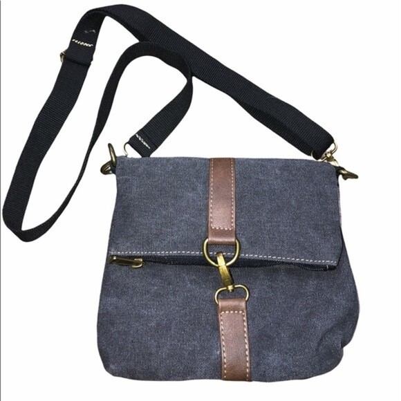 Cargo It grey black crossbody bag - Picture 1 of 9